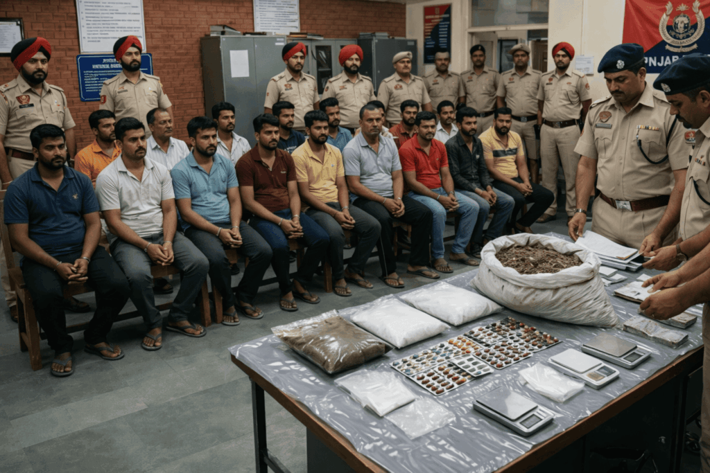 Bathinda Police launch anti-drug drive; 13 smugglers arrested in district-wide raids. crime